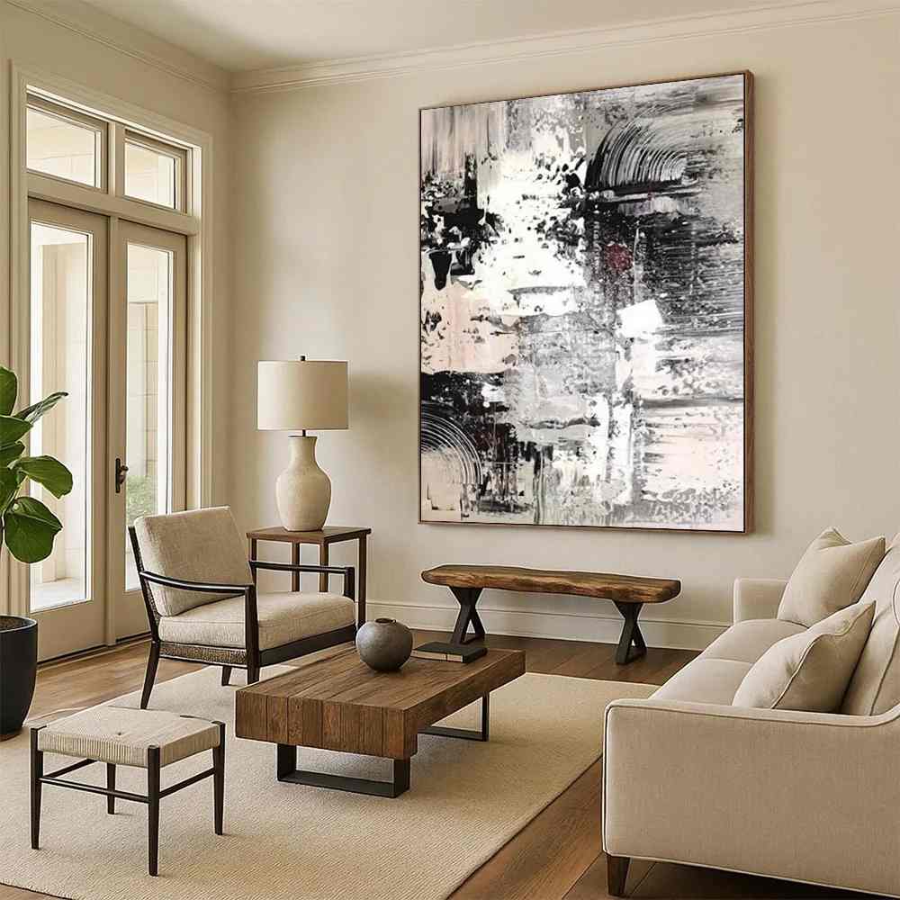 Urban_City_Black_Gray_White_Artwork_JN2MU wall art